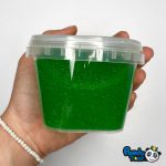 اسلایم شفاف اکلیلی سبز