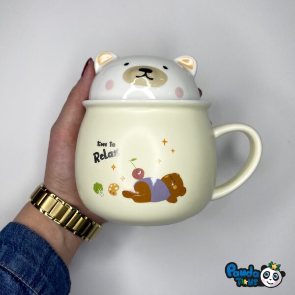 ماگ سرامیکی درب خرس