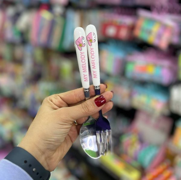 قاشق و چنگال سرامیکیmy melody