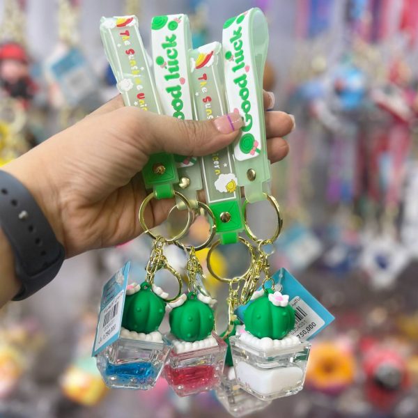 جاکلیدی آکواریومی سیلیکونی_کاکتوس