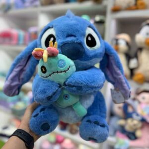 عروسک استیچ و لیلو بزرگ آبی