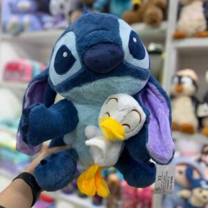 عروسک استیچ اردک به دست آبی