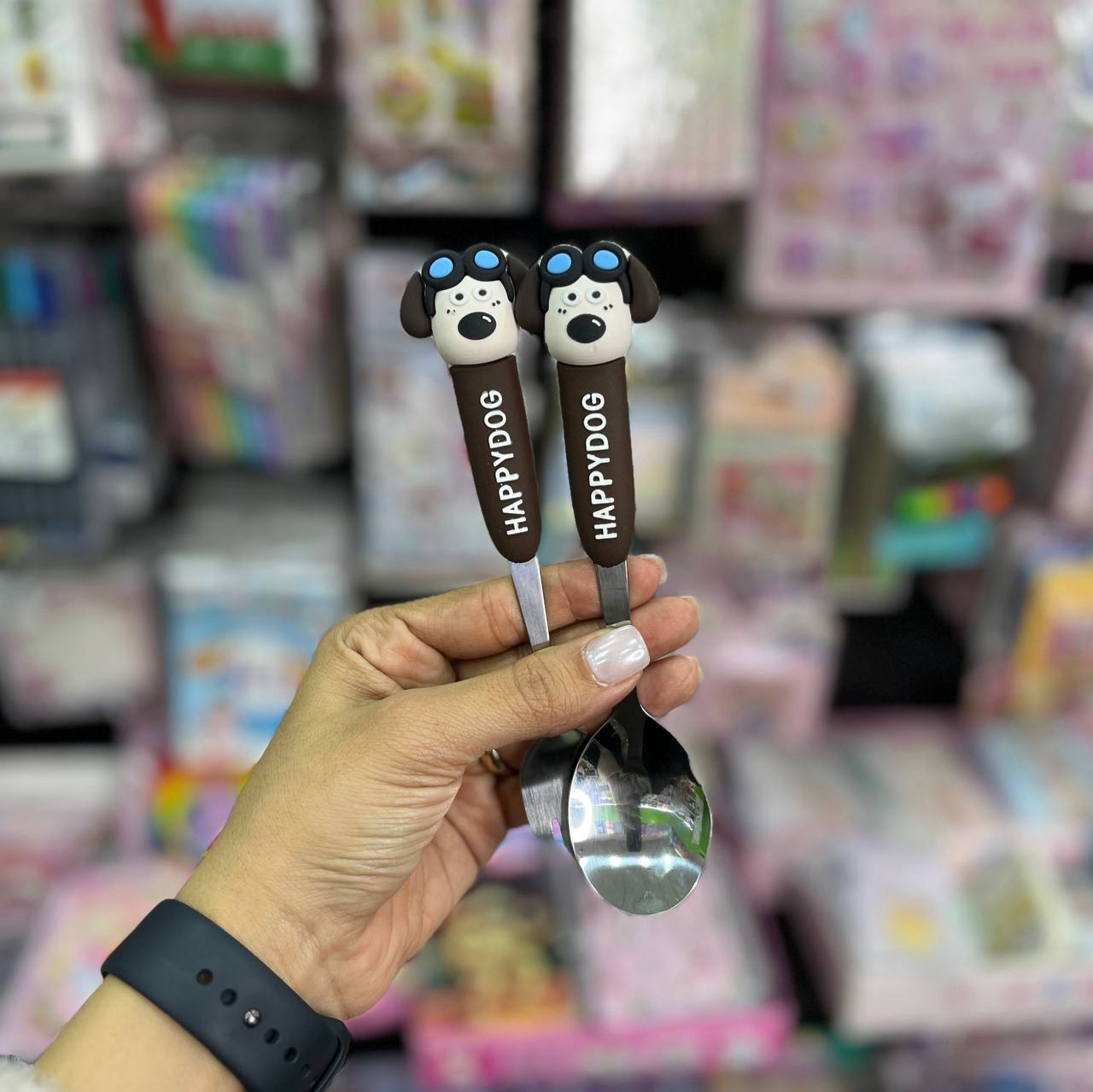 قاشق و چنگال سیلیکونی کله گنده