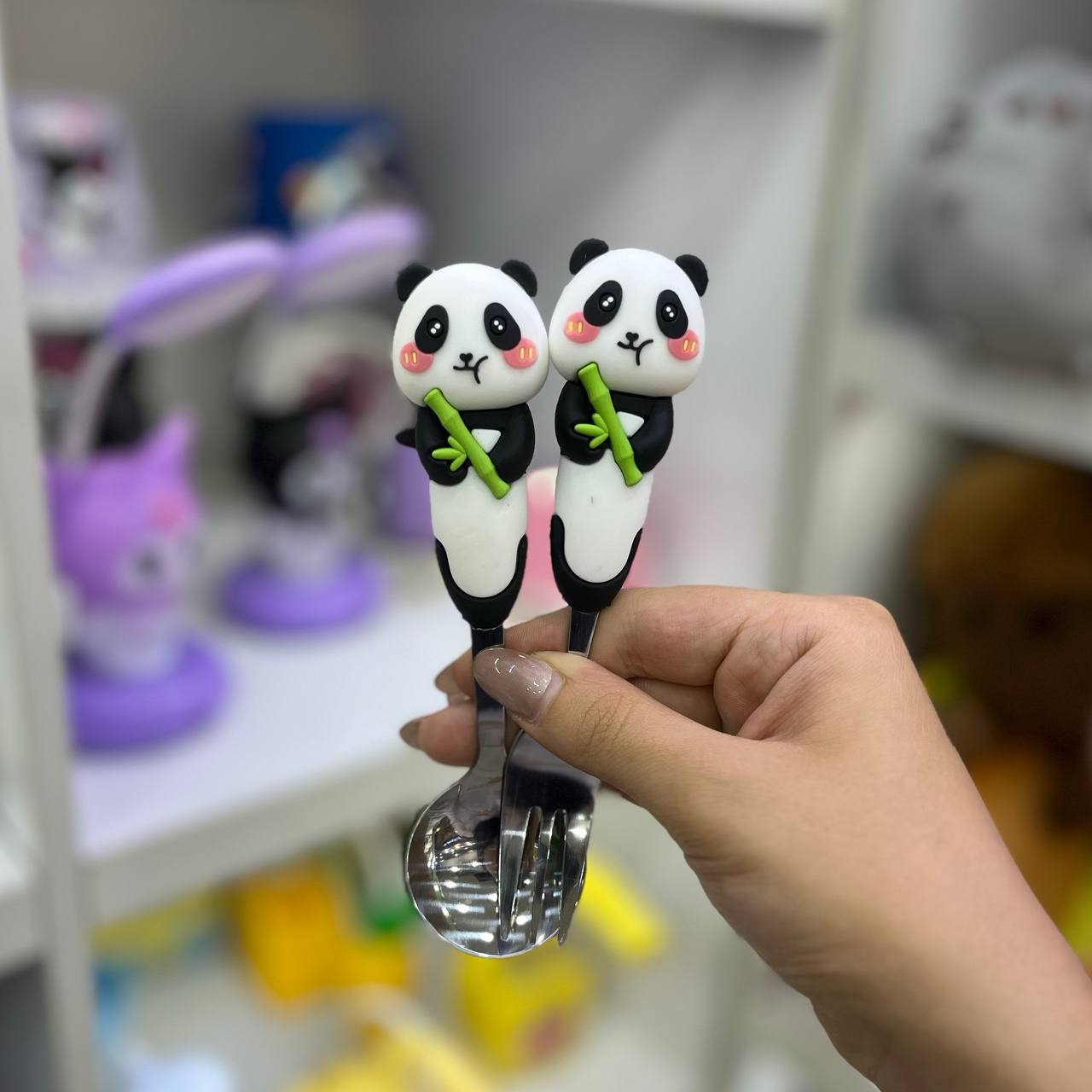 قاشق و چنگال sili پاندا