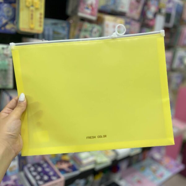 پوشه A4 فانتزی زرد