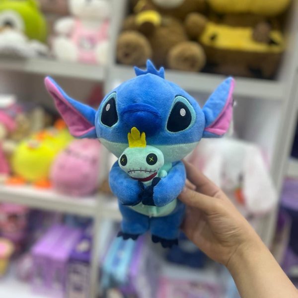 استیچ و scrump ایستاده آبی