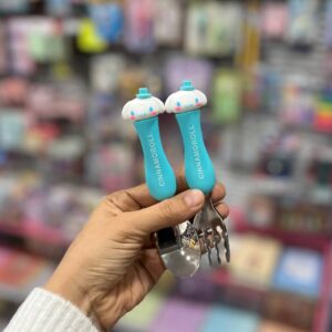 قاشق و چنگال سرسیلیکونی سینامارول