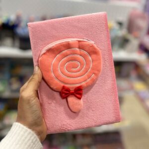 دفتر پولیشی آبنباتی زیپی