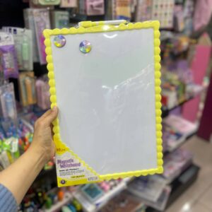 تخته وایت برد دو طرفه بزرگ زرد